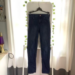 Kids gap "super skinny" blue jeans